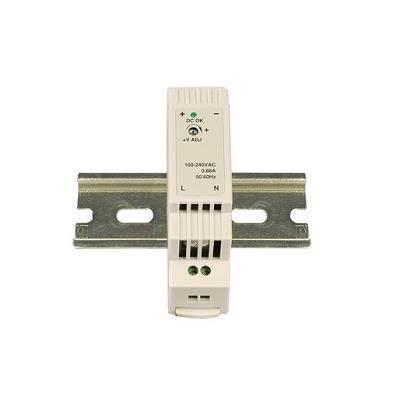 Low Profile DIN Rail Power Supplies, 15 to 100 Watts for 5, 12, & 24 VDC