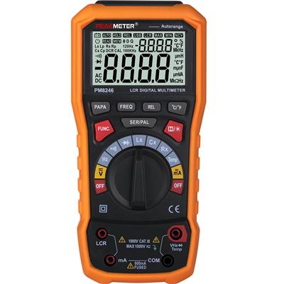 华谊仪器 6000计数真有效值数字万用表/带LCR自动识别测量 PM8246