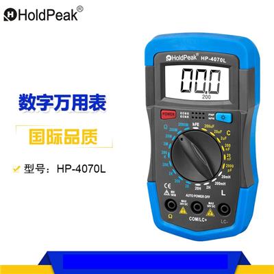华普 HP-4070L 数字万用表 电容电阻电感测量仪器自动电子表