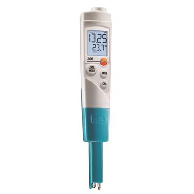 德国德图TESTO pH酸碱度/温度测量仪，适用于液体 testo 206-pH1 - 订货号  0563 2061