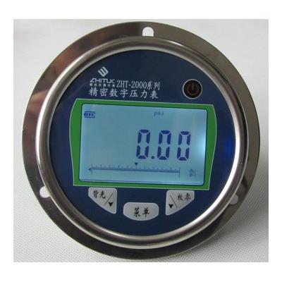 智拓 -100kPa--260MPa 0.1级不锈钢轴向带边数字压力表 ZHT-2000