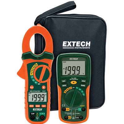 艾示科Extech ETK35: 电气检测组件与真有效值AC / DC夹计