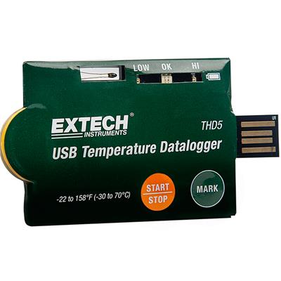 艾示科Extech THD5  USB温度数据记录仪(10包)
