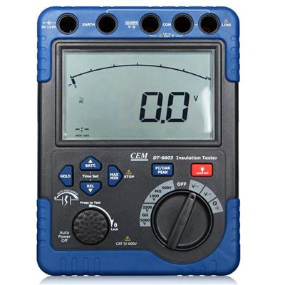 CEM华盛昌 专业高压绝缘电阻测试仪 DT-6605