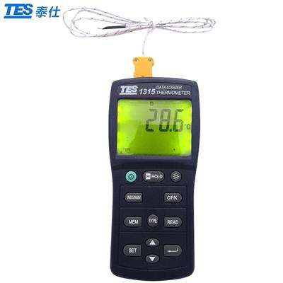 台湾泰仕TES温度记录表TES-1315（ K J E T R S N）