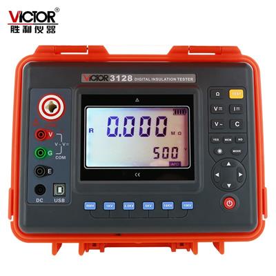 VICTOR胜利仪器 VC3128 高压绝缘电阻测试仪15KV数字兆欧表电子摇表