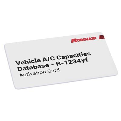 罗宾耐尔Robinair R1234yf Vehicle A/C Capacities Database - 2020