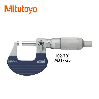 日本三丰Mitutoyo棘轮套管千分尺高精度102-701 707 702 708 102-701/0-25*0.01mm