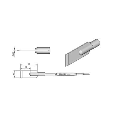 JBC C245-121 烙铁头切割笔