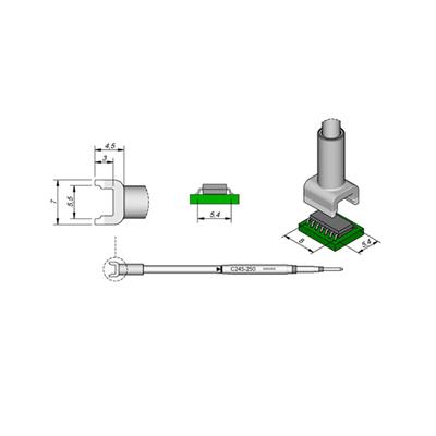 JBC C245-250 双列烙铁头
