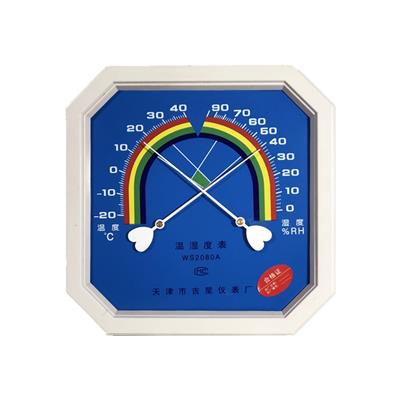 天津吉星WS2080A八角壁挂指针温湿度计表工业家用室内药房大棚