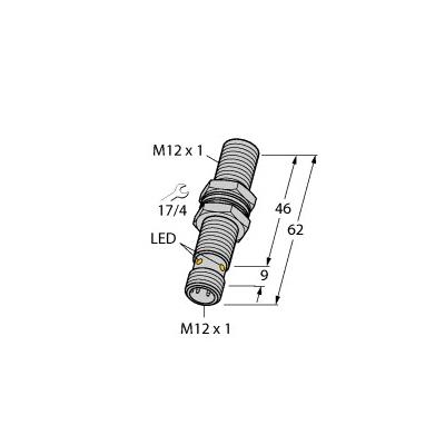 德国图尔克 电感式传感器 BI3-M12-IOLU69X2-H1141