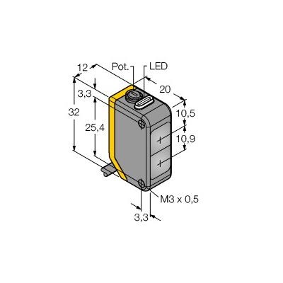 德国图尔克 光电传感器 DO1.5M-Q18-VP6X2