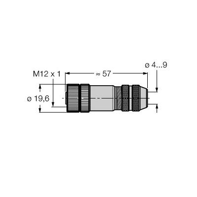 德国图尔克 用于传感器和执行器的附件 BMS8141-0/9