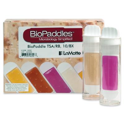 美国雷曼LAMOTTE BioPaddles®；-胰蛋白酶大豆琼脂（TSA）和；孟加拉玫瑰氯霉素琼脂（RB）