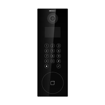 海康威视hikvision 对讲室外终端 3.5寸屏触摸按键通用门口机