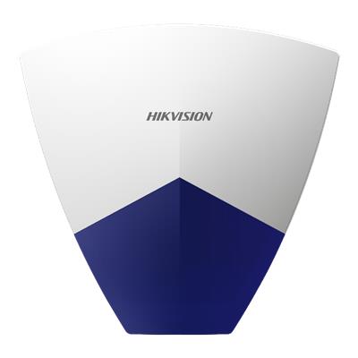 海康威视hikvision 报警系统常用配件 无线室外蓝白声光警号