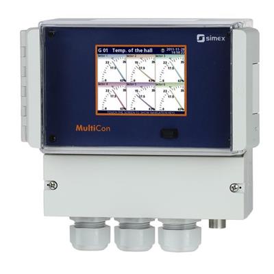 波兰SIMEX LCD显示温度调节器MultiCon CMC-N16