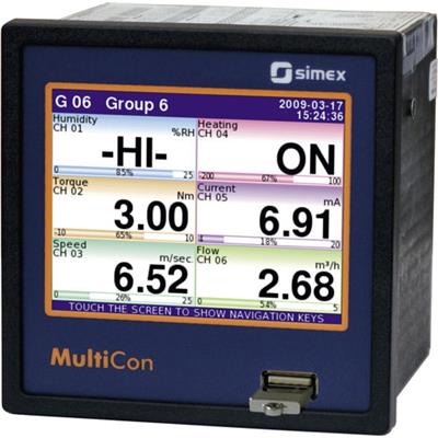 波兰SIMEX LCD显示温控器MultiCon CMC-99