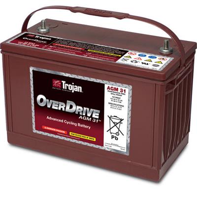 美国Trojan Battery AGM电池OverDrive™ AGM 31