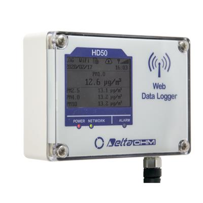 意大利德尔特Delta OHM HD50PM–PM2.5/PM10无线Web记录器