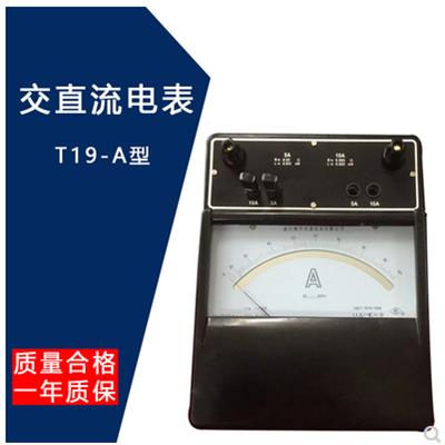 上海继武T-19-A  5/10A 直流电电流表