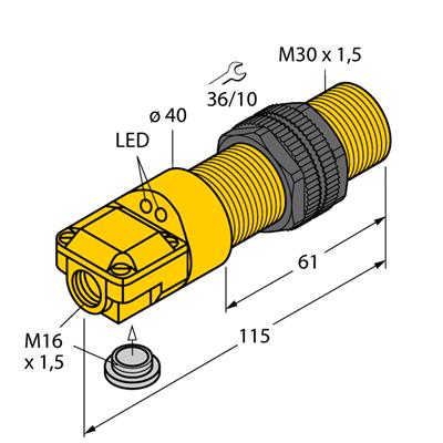 德国图尔克turck BI10-P30SR-VP4X2/S85-S97  接近开关