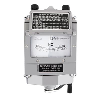 上海嵘顺(RINSTRUMENT) ZC11D-10 2500V/2500M(精品铝壳) 绝缘电阻测试仪电工摇表兆欧表手摇