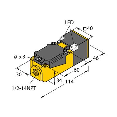 德国TURCK图尔克  Ni50U-CP40-VN4X2 接近开关