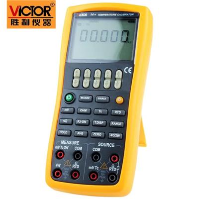 胜利仪器  VICTOR 14+/VC14+ 温度校验仪