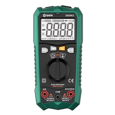 世達SATA智能高精度萬用表智能防燒D05963(特尖表筆+充電套裝)